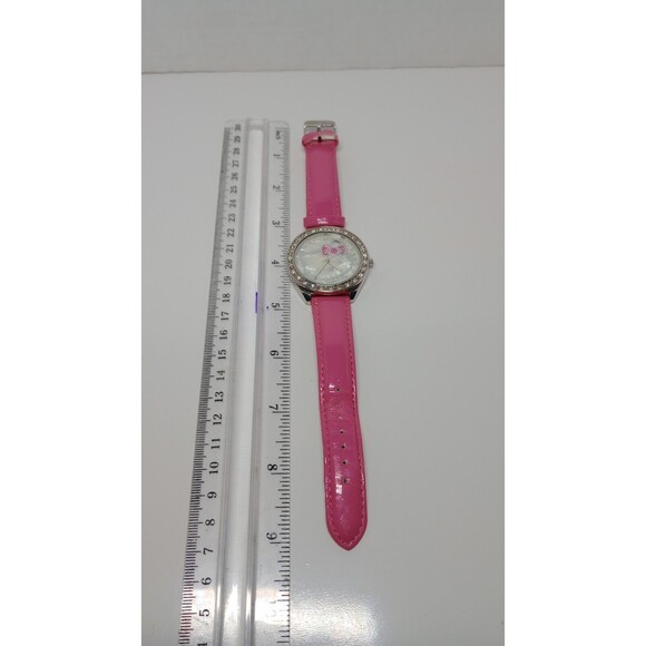 2013 Sanrio Hello Kitty Watch Tested Cracked Band Pink - Picture 5 of 8